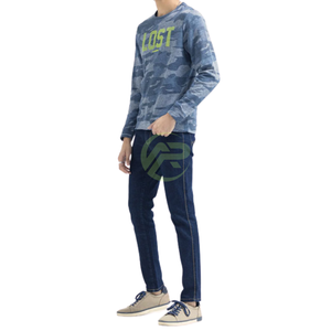 เสื้อสเวตเตอร์ขนแกะสำหรับผู้ชายเสื้อแบบสวมหัวพิมพ์ลาย ODM สำหรับฤดูหนาวสินค้ามาใหม่ออกแบบโลโก้ได้ตามต้องการ - Product Image 2