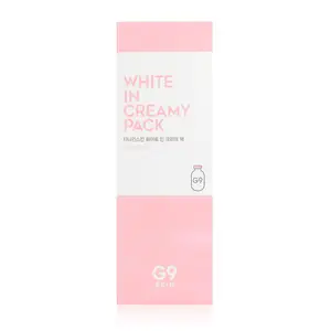 Coreano Beauty Face Body Skincare Whitening Wash Off Cosmetics Products produce G9 SKIN White in Milk Creamy Pack 200ml