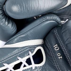 ถุงมือชกมวยหนังแท้/หนัง PU คุณภาพสูง สำหรับฝึกซ้อม MMA และมวยไทย ป้องกันการลื่น - Product Image 5