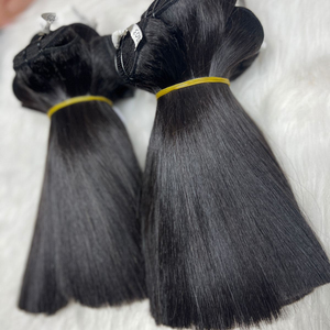 ผมคนกัมพูชาแบบสั้นผมคนผมดิบจากเวียดนามเกรดเรมี่บริสุทธิ์ผมตรงแบบสั้นสไตล์ลอน - Product Image 1