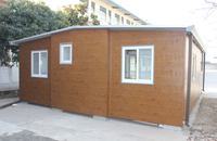 Maison mobile modulable extensible, structure en acier, panneau sandwich détachable, conteneur pour mur