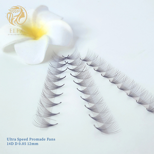 3D-20D ขยายเส้นใย PBT แบบเกาหลีฐานบางพิเศษความเร็วสูงพัดลมยาวธรรมชาติทำด้วยมือ - Product Image 1