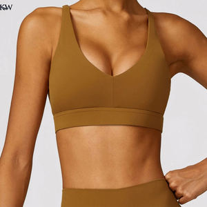 Top Deportivo Transpirable para Mujer, Sujetador Deportivo Absorbente de Sudor con Relleno Anti-Impactos, Top Deportivo para Atletismo, Gimnasio, Running, Fitness - Product Image 4