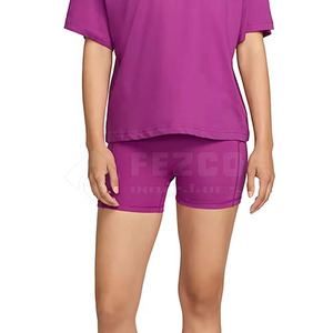 Short de yoga côtelé respirant pour femmes Short de yoga de gymnastique à la rue pour femmes Vêtements actifs et décontractés pour femmes - Product Image 6