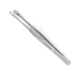 Pinzas para Tejidos SINGLEY (45.5cm) Rectas con Bucle Serrado, Instrumento Quirúrgico de Acero Inoxidable Premium para Manipulación Precisa de Tejidos - Product Image 6