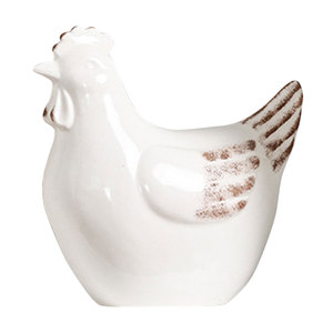 Sculpture de poule blanche décorative pour la décoration de jardin à la maison Rôtissoire de poulet de qualité supérieure Statue d'oiseau faite à la main à vendre - Product Image 3