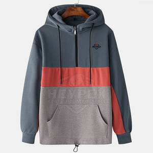 Sweats à capuche pour hommes faits sur mesure confortable respirant nouveau style pour l'hiver solide motif uni teint techniques en stock! - Product Image 1