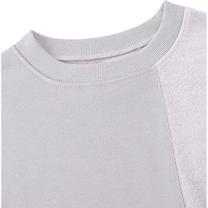 Unisex Basic Crewneck <b>Sweatshirt</b> Solid Color <b>Black</b> Cotton Pullover Factory Direct Blank Apparel for Custom Logo - Product Image 4