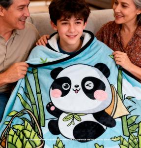 Frazada Infantil de Invierno 100x140cm Poliéster/Lino Suave Acolchada Selección Aleatoria Bebé +40 Diseños Manta Niños Premium - Product Image 4