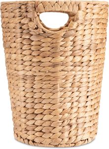 ถังขยะหวายหญ้าทะเลเป็นมิตรกับสิ่งแวดล้อมถังขยะผักตบชวาสำหรับห้องน้ำห้องนอนสำนักงานบ้าน - Product Image 5