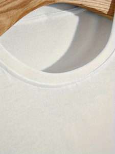 T-shirt à manches courtes col rond 100% coton pour homme haute qualité grande taille 260 grammes poids du tissu différentes couleurs disponibles - Product Image 5