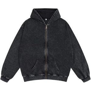 เสื้อฮู้ดมีซิปสำหรับผู้ชายเสื้อมีฮู้ดแบบรูดซิปหน้าเสื้อฮู้ดแฟชั่นออกแบบโลโก้ได้ตามต้องการ - Product Image 1