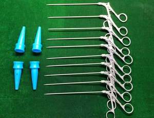 14ชิ้นคีมเปิดพอร์ตสเตนเลสสำหรับ laparoscopic ขนาด2.5มม. X 17ซม. ใช้ซ้ำได้เครื่องมือผ่าตัดแบบแมนนวล - Product Image 2