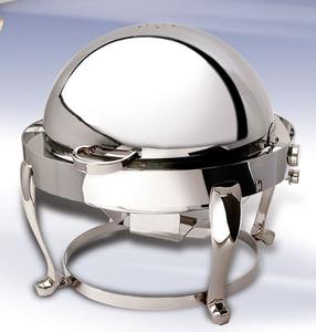 Handcrafted Luxury Metal Chafing Dish Decorative <b>Buffet</b> <b>Food</b> <b>Warmer</b> Traditional Serving Dish for Catering Wedding Banquet Hotel - Product Image 3