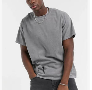 Sigh uality-camisetas de algodón con hombros caídos, camisetas lisas de algodón con estampado de logotipo personalizado - Product Image 5