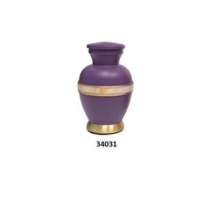 Venta caliente madre de perla recuerdo de latón cremación urna para adultos para cenizas humanas con bolsa de terciopelo gratis - Product Image 3