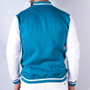 แจ็กเก็ตฤดูหนาวของผู้ชายแบบสั่งทำปกตั้งระบายอากาศได้ดีดีไซน์และติดโลโก้ด้านหน้า - Product Image 3