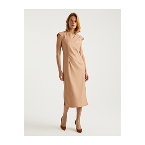 Váy dạ hội thêu hoa pha trộn VIKON - Product Image 4