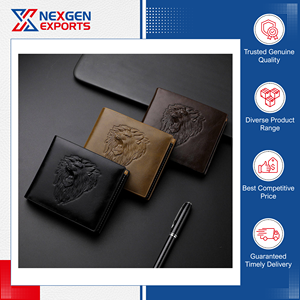 Cartera de Cuero PU para Hombre, Cierre Abierto, Impermeable, Opción de Tamaño y Logotipo Personalizados, Venta al por Mayor - Product Image 2