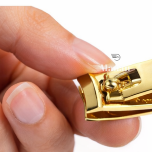 Coupe-ongles de luxe en acier inoxydable doré, lame tranchante, ouverture large durable, pour doigts et orteils, manucure et pédicure - Product Image 4