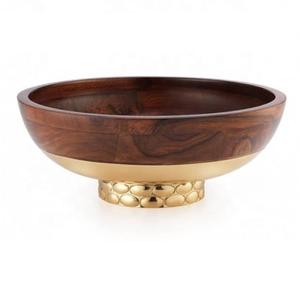 Vaisselle de service pour la maison et l'hôtel, bols à soupe de luxe, bol de service en bois d'acacia, vaisselle, bols à soupe, vaisselle - Product Image 4