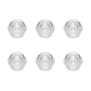 Set di 6 porta adesiva in plastica Semi-sferica ferma il fissaggio del pavimento trasparente - Product Image 1