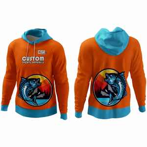 Camisas de Pesca Transpirables de Manga Larga para Hombre, Talla Personalizada, Diseño Vintage, Impresión por Sublimación, Sudaderas con Capucha para Hombre - Product Image 1