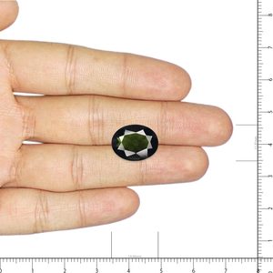 Turmalina facetada de alta calidad de 6.34 quilates, amatista verde, pera rosa, creada en laboratorio, con certificación IGI, que incluye turquesa, ópalo, aguamarina y jade. - Product Image 3