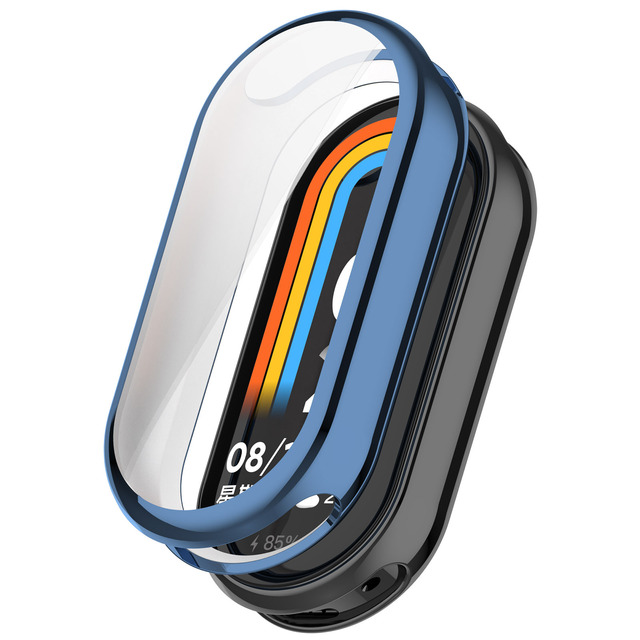 M9 All-Inclusive TPU Protector Full Electroplated NFC Protective Case for Xiaomi Mi Band 9 and Band8