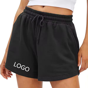 Pantalones cortos informales de gimnasio con logotipo personalizado para hombre, pantalones cortos de chándal de malla de verano para correr en la playa, pantalones deportivos en blanco - Product Image 1