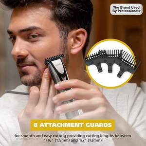 Tondeuse à cheveux sans fil rechargeable USB pour hommes, professionnelle, de précision, pour la coupe à domicile, avec technologie de charge intelligente - Product Image 4