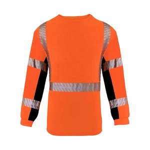 High Visibility Safety Vis Reflective <b>T</b> <b>Shirt</b> Short Sleeve Safety Mesh Quick Dry Mesh Outdoor Hiking <b>Shirts</b> - Product Image 1