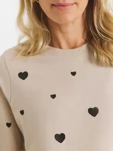 Dernier sweat-shirt à logo personnalisé pour femmes Matériau en soie respirant dans différents styles pour l'arrivée de la saison d'automne - Product Image 4