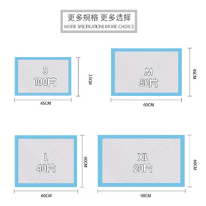 Almohadillas de entrenamiento para perros y cachorros Almohadillas desechables <span class=keywords><strong>Premium</strong></span> para orinar para mascotas Almohadilla ultra absorbente a prueba de fugas para mascotas - Product Image 4