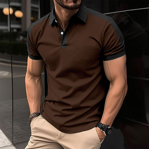 Wholesale Blank Customized Embroidered Logo Unisex Winter Organic Cotton Knitted Anti-Wrinkle Quick Dry Men's Shirts - Product Image 5