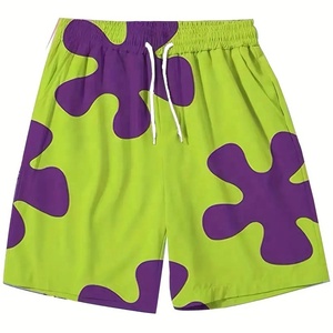 Pantalones cortos estampados informales personalizados para hombre al por mayor, moda de verano para la playa, servicio OEM de alta calidad, cintura elástica de secado rápido, cintura alta | - Product Image 2