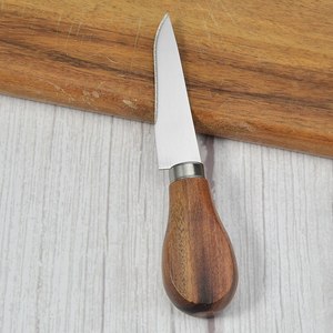 Couteaux à beurre et couteau à fromage de haute qualité avec manche en bois pour la cuisine, couteau à tartiner le beurre en acier inoxydable, trancheuse à fromage - Product Image 5