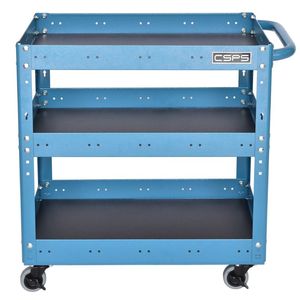 Vente en gros Armoire à outils en acier inoxydable à 3 niveaux pour utilisation en atelier Armoires de garage pour mécaniciens supportées par ODM et OEM - Product Image 1