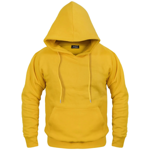Sudadera con Capucha Casual de Manga Larga para Hombre, Nueva Moda de Invierno, Color Sólido, Forro Polar, 100% Algodón, Transpirable, de Secado Rápido, Ecológica - Product Image 1