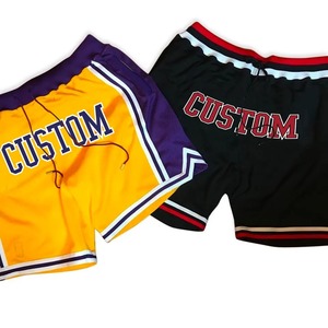 2023 nouveau Design Logo personnalisé hommes Short de sport Sublimation plaine 90% polyester maille basket-ball porter nouveau Logo personnalisé Shorts - Product Image 5