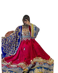 Vestido de mujer Vintage afgano tradicional hecho a mano, seda y algodón de alta calidad, el mejor Material para el verano 0687 - Product Image 1