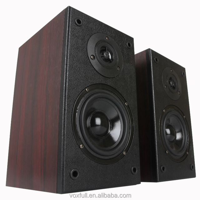 2.0 Desktop BT Active Speakers with Wooden Enclosure and Fabric Grill
