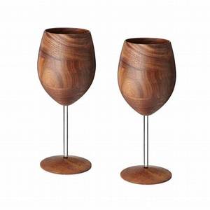 Copa de vino de madera innovadora, Copas de madera de nogal, vidrio de comedor, cuencos de madera artesanales, vasos de whisky de roble - Product Image 6
