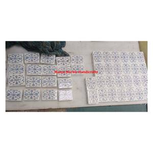 Caja de incrustaciones de mármol hecha a mano, el mejor precio de venta de fábrica, joyero de arte Floral de concha de mar perla madre para embalaje de artículos de regalo - Product Image 2