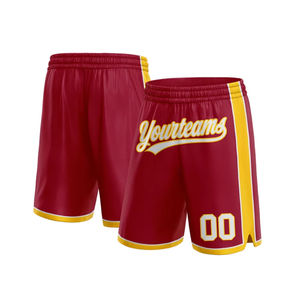 Short de sport de basket-ball de grande taille Short rétro de basket-ball américain Bulll Short d'équipe de basket-ball pour hommes - Product Image 1