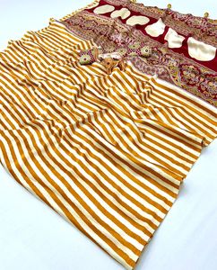 เสื้อสำหรับใส่วิ่งผ้าแจ็คการ์ดผ้าไหมนุ่มพิเศษ Kora organza สำหรับปาร์ตี้ฤดูร้อนและฤดูหนาวสินค้าส่งออกของเวสต้า - Product Image 6