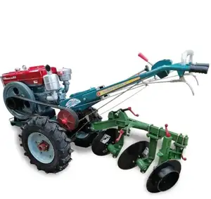 Premium Factory multifunctional walking tractor two wheels mini tractor with disc plough Low Price