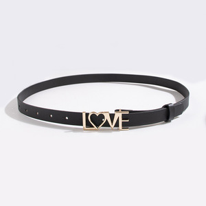 เข็มขัดหนังวัวแท้สำหรับผู้หญิงพร้อมโลโก้ที่กำหนดเองและเทคนิคการทอหัวเข็มขัดสแตนเลสสีสันสดใส - Product Image 2