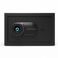 Coffre-fort électronique miniature pour la maison, le bureau, l'hôtel, la banque, avec lecteur d'empreintes digitales
