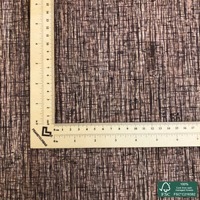 Tissu en voile de coton pur imprimé à la main avec motif à carreaux sur tissu en liège blanc, motif Tattersall